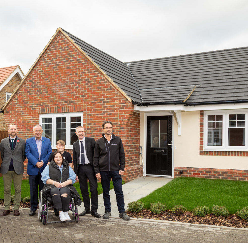 Residents enjoy brand new affordable homes at Manor Links
