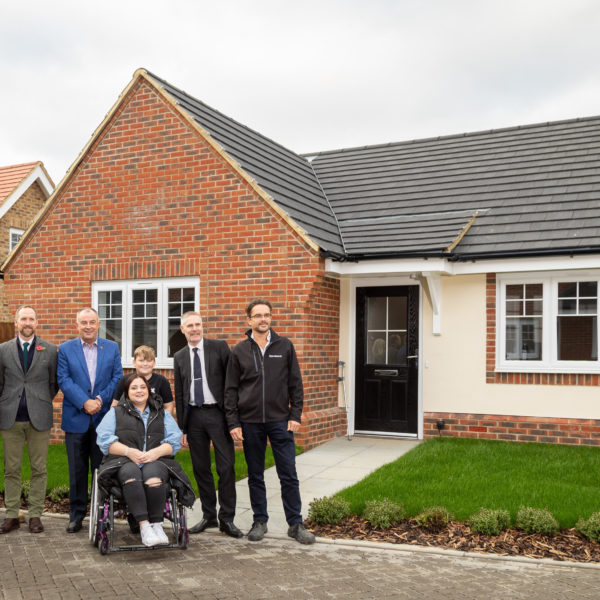 Residents enjoy brand new affordable homes at Manor Links